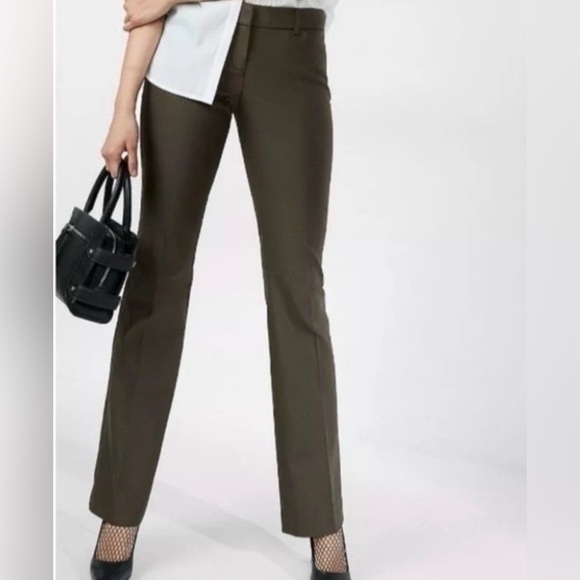 Express Columnist Barely Boot Mid Rise Pants - Picture 1 of 3